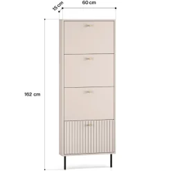 ML Meble Szafki Na Buty Do Przedpokoju*Kaszmirowa szafka na buty Sophie 26