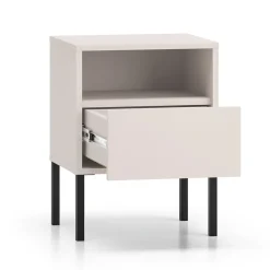 ML Meble Szafki Nocne Do Pokoju Młodzieżowego|Szafki Nocne Do Sypialni*Kaszmirowa szafka nocna na wysokich nóżkach Barnee 05