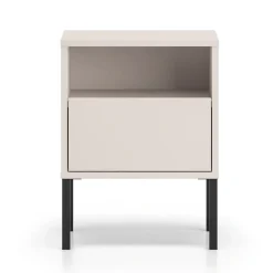 ML Meble Szafki Nocne Do Pokoju Młodzieżowego|Szafki Nocne Do Sypialni*Kaszmirowa szafka nocna na wysokich nóżkach Barnee 05