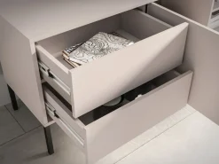 ML Meble Szafki Rtv Do Salonu|Szafki Rtv*Kaszmirowa szafka RTV z wysokimi nóżkami Barnee 04