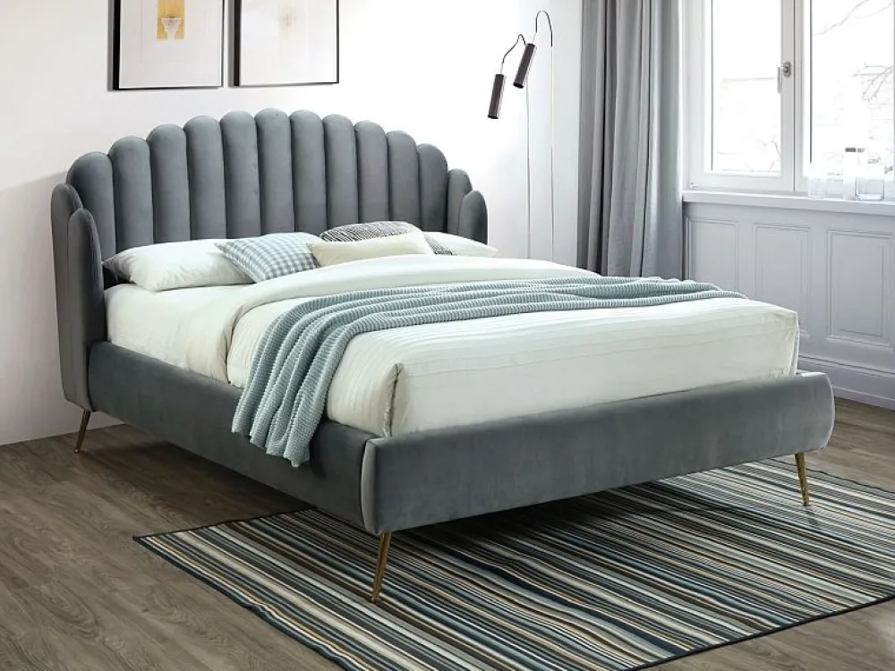 Signal Łóżka Do Sypialni*Łóżko Calabria Velvet