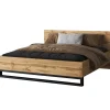 Helvetia Łóżka Do Sypialni|Łóżka Drewniane*Łóżko do sypialni 180x200 bez stelaża Halle S dąb wotan