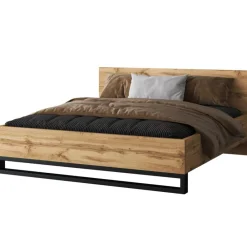 Helvetia Łóżka Do Sypialni|Łóżka Drewniane*Łóżko do sypialni 180x200 bez stelaża Halle S dąb wotan