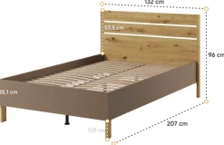 Dzieci Lenart Łóżka Młodzieżowe|Łóżka Do Pokoju Dziecięcego*Łóżko młodzieżowe 120x200 Lenny LY-08