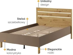 Dzieci Lenart Łóżka Młodzieżowe|Łóżka Do Pokoju Dziecięcego*Łóżko młodzieżowe 120x200 Lenny LY-08