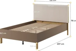 Dzieci Lenart Łóżka Młodzieżowe|Łóżka Do Pokoju Dziecięcego*Łóżko młodzieżowe 120x200 Lenny LY-08