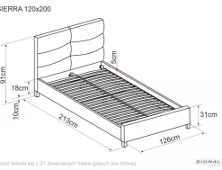 Signal Łóżka Młodzieżowe|Łóżka Do Sypialni*Łóżko Sierra Velvet