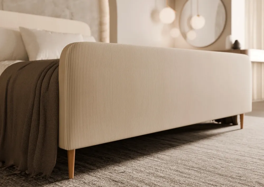 Hauss Łóżka Do Sypialni|Łóżka Tapicerowane*Łóżko tapicerowane w stylu skandynawskim Bella