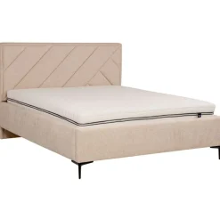 Hauss Łóżka Do Sypialni|Łóżka Tapicerowane*Łóżko tapicerowane 160x200 z pojemnikiem Nastri beżowe