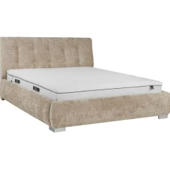 Hauss Łóżka Do Sypialni|Łóżka Tapicerowane*Łóżko tapicerowane 160x200 z półokragłymi bokami Luxor beżowe Cremona 14