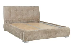 Hauss Łóżka Do Sypialni|Łóżka Tapicerowane*Łóżko tapicerowane 160x200 z półokragłymi bokami Luxor beżowe Cremona 14