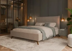 Hauss Łóżka Do Sypialni|Łóżka Tapicerowane*Łóżko tapicerowane z pojemnikiem i stelażem Kama
