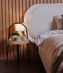 Hauss Łóżka Do Sypialni|Łóżka Tapicerowane*Łóżko tapicerowane z zaokrąglonym wezgłowiem Luna