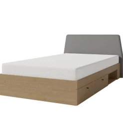 Meblar Łóżka Młodzieżowe|Łóżka Do Sypialni*Łóżko z szufladami do pokoju 120 cm Alessio AE13 L/P dąb baltic dune