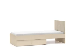 Dzieci ML Meble Łóżka Młodzieżowe|Łóżka Do Pokoju Dziecięcego*Łóżko z tapicerowanym zagłówkiem Mevel 08