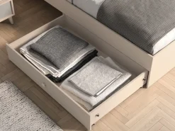 Dzieci ML Meble Łóżka Młodzieżowe|Łóżka Do Pokoju Dziecięcego*Łóżko z tapicerowanym zagłówkiem Mevel 08