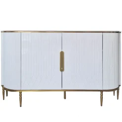 ArteHome Komody*Komoda biała w stylu glamour Vivien