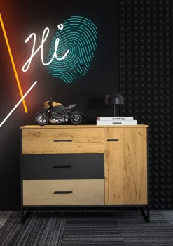 ML Meble Komody*Komoda młodzieżowa Colt 06 – z szufladami i szafką