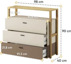Dzieci Lenart Komody Młodzieżowe|Komody Do Pokoju Dziecięcego*Komoda młodzieżowa z szufladami Lenny LY-06