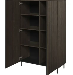 Lenart Szafki I Regały Do Salonu|Komody Do Salonu*Komoda z lamelami do salonu Piemonte PE-05