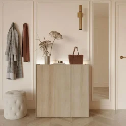 Lenart Komody Do Biura|Komody Do Przedpokoju*Komoda z podświetleniem LED i półkami Easy EA-03 3D