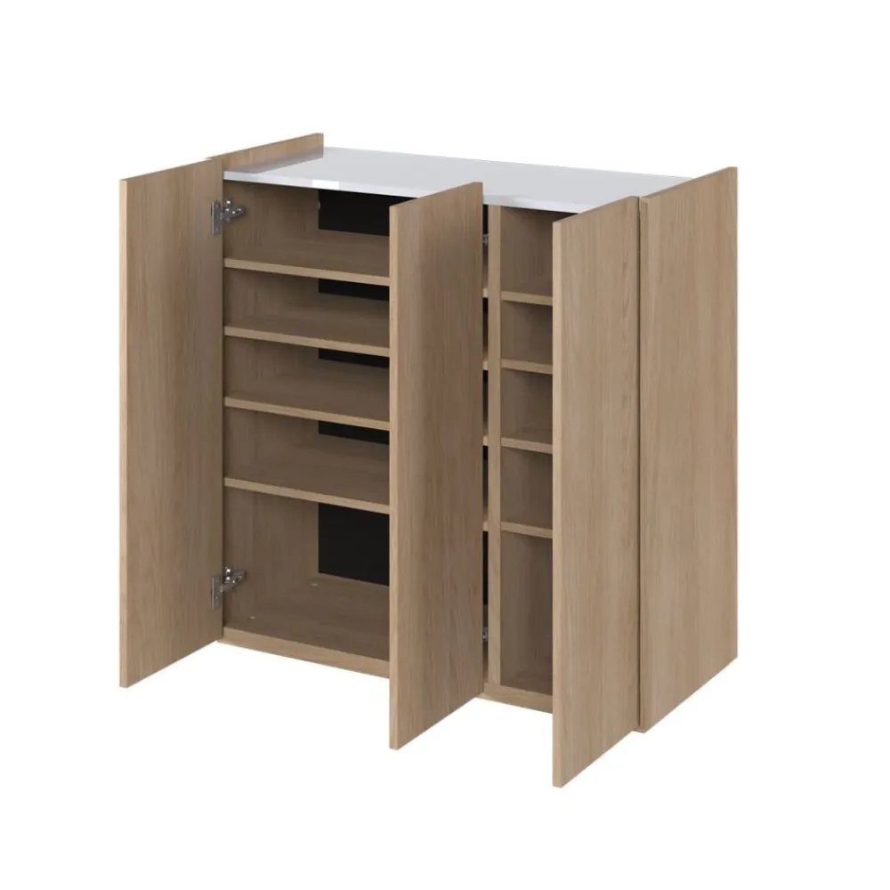 Lenart Komody Do Biura|Komody Do Przedpokoju*Komoda z podświetleniem LED i półkami Easy EA-03 3D