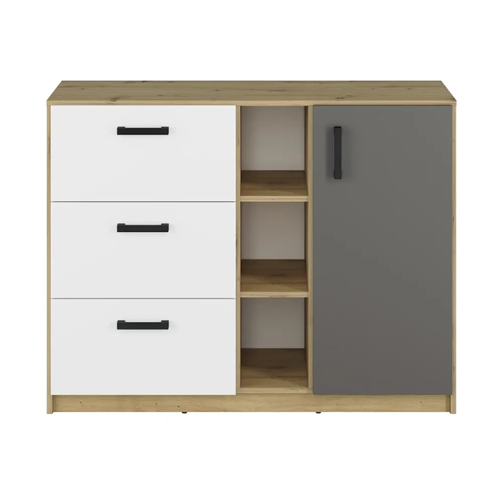 ML Meble Komody*Komoda z szufladami i szafką FINI 06