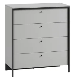 Lenart Komody*Komoda z szufladami szara Gris GS-03