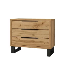 Helvetia Komody Do Przedpokoju|Komody Do Sypialni*Komoda z trzema szufladami Halle S dąb wotan