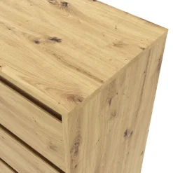 Mebelbos Komody Do Biura|Komody Do Przedpokoju*Komoda z trzema szufladami, dąb artisan BORG