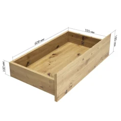 Mebelbos Komody Do Biura|Komody Do Przedpokoju*Komoda z trzema szufladami, dąb artisan BORG