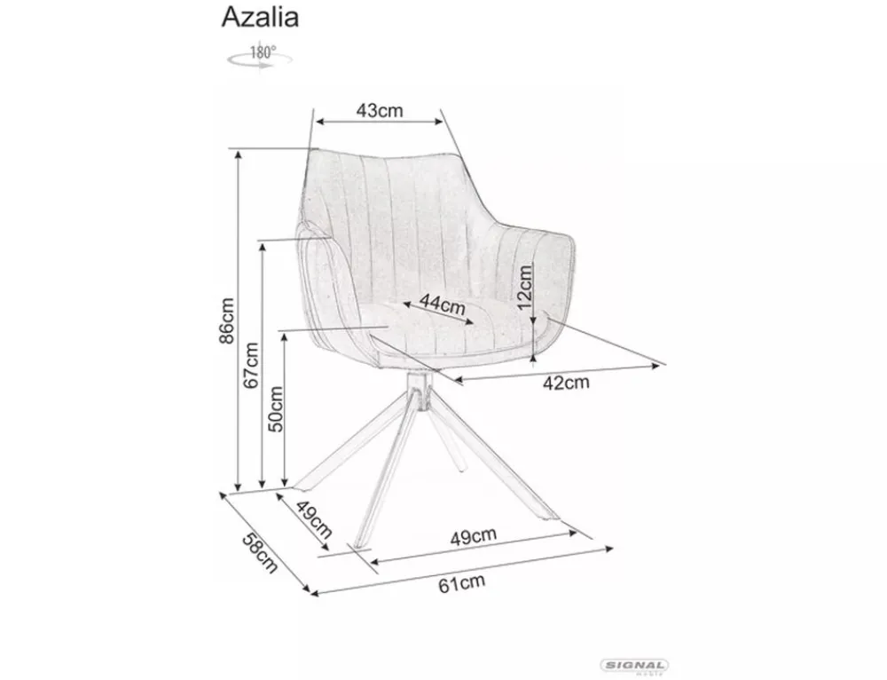 Signal Fotele Do Biura|Krzesła Do Jadalni*Krzesło Azalia Brego