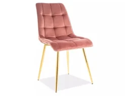 Signal Krzesła Do Jadalni|Krzesła*Krzesło Chic Złoty Velvet