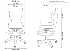 Dzieci Entelo Krzesła Do Biurka Do Pokoju Dziecięcego*Krzesło dziecięce Petit biały Jasmine 03 rozmiar 3 WK+P