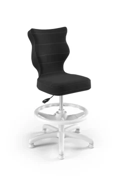 Dzieci Entelo Krzesła Do Biurka Do Pokoju Dziecięcego*Krzesło dziecięce Petit biały Velvet 17 rozmiar 3 WK+P