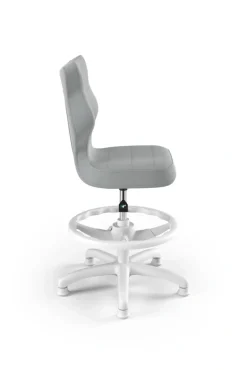 Dzieci Entelo Krzesła Do Biurka Do Pokoju Dziecięcego*Krzesło dziecięce Petit biały Velvet 03 rozmiar 3 WK+P