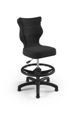 Dzieci Entelo Krzesła Do Biurka Do Pokoju Dziecięcego*Krzesło dziecięce Petit czarny Velvet 17 rozmiar 4 WK+P