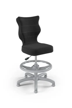 Dzieci Entelo Krzesła Do Biurka Do Pokoju Dziecięcego*Krzesło dziecięce Petit szary Velvet 17 rozmiar 3 WK+P