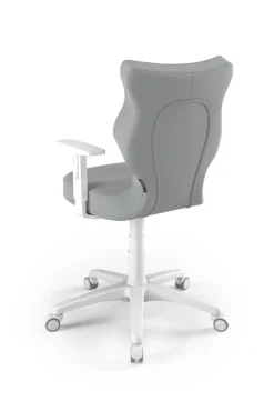 Entelo Krzesła Do Biurka Do Pokoju Młodzieżowego*Krzesło młodzieżowe Duo biały Velvet 03 rozmiar 6