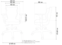 Entelo Krzesła Do Biurka Do Pokoju Młodzieżowego*Krzesło młodzieżowe Duo biały Velvet 03 rozmiar 6