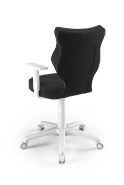 Entelo Krzesła Do Biurka Do Pokoju Młodzieżowego*Krzesło młodzieżowe Duo biały Velvet 17 rozmiar 6