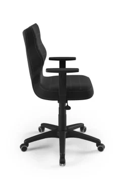 Entelo Krzesła Do Biurka Do Pokoju Młodzieżowego*Krzesło młodzieżowe Duo czarny Velvet 17 rozmiar 5