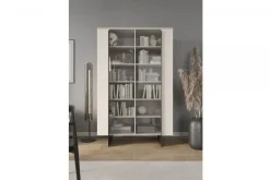 Bogart Witryny*LARENA WITRYNA 120 2D - cashmere / czarne nogi