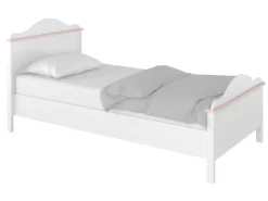 Dzieci Lenart Łóżka Młodzieżowe|Łóżka Do Pokoju Dziecięcego*łóżko z materacem Luna LN-08 dla dziewczynki