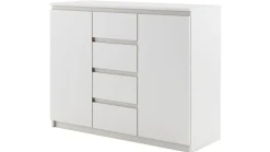 Lenart Komody Do Biura|Komody Do Przedpokoju*komoda Idea ID-04 biała w stylu nowoczesnym