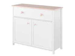 Dzieci Lenart Komody Młodzieżowe|Komody Do Pokoju Dziecięcego*komoda Luna LN-05 różowa dla dziewczynki