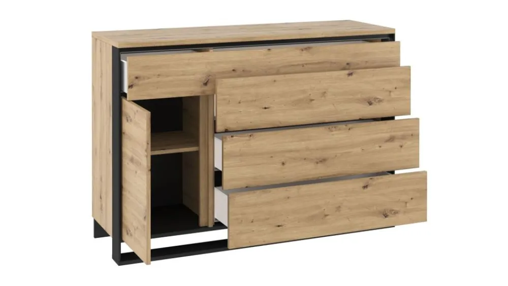 Lenart Komody Do Przedpokoju|Komody Do Jadalni*komoda Quant QA-08 loftowa