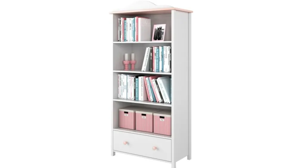 Dzieci Lenart Szafki I Regały Do Pokoju Młodzieżowego|Szafki I Regały Do Pokoju Dziecięcego*regał Luna LN-02 do pokoju dziecięcego