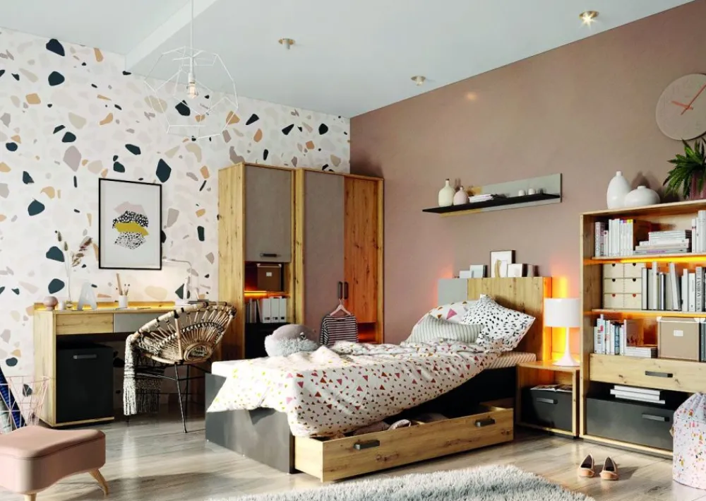 Dzieci Lenart Szafki I Regały Do Pokoju Młodzieżowego|Szafki I Regały Do Pokoju Dziecięcego*regał Qubic QB-06