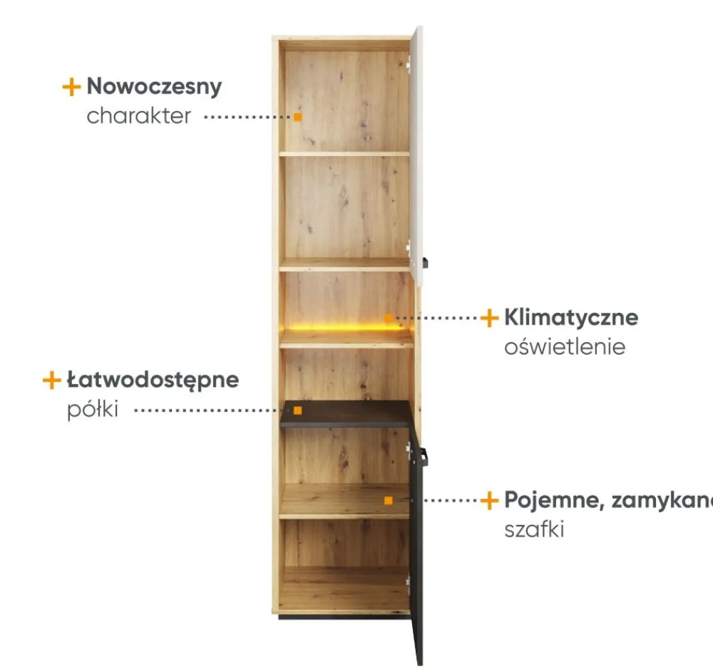 Dzieci Lenart Szafki I Regały Do Pokoju Młodzieżowego|Szafki I Regały Do Pokoju Dziecięcego*regał Qubic QB-04